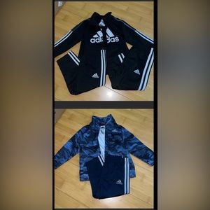 2 adidas track suit